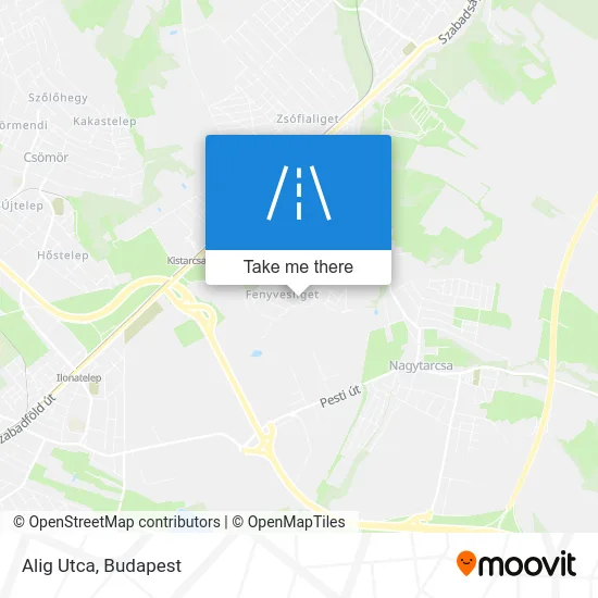 Alig Utca map