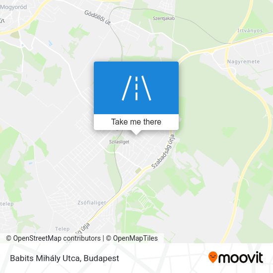 Babits Mihály Utca map
