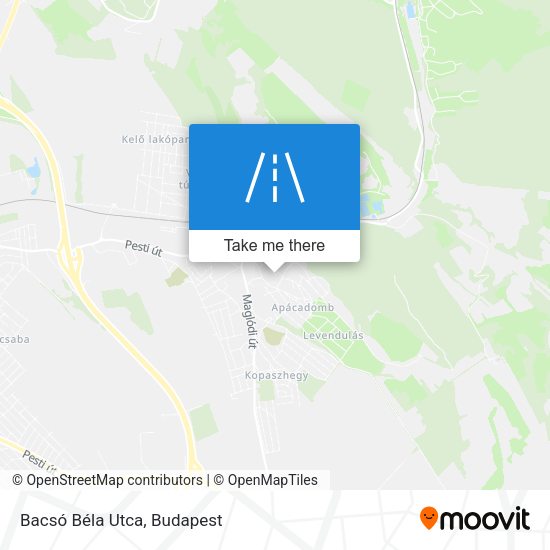 Bacsó Béla Utca map