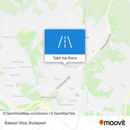 Balassi Utca map