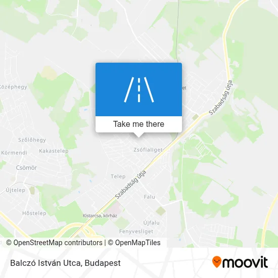 Balczó István Utca map