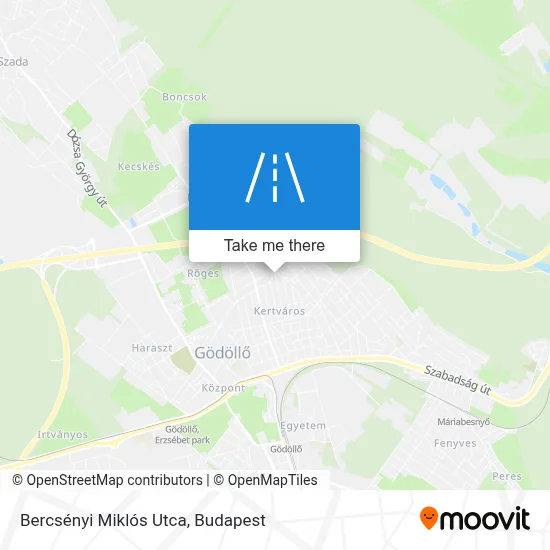 Bercsényi Miklós Utca map