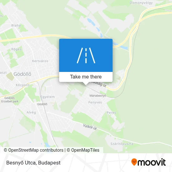 Besnyő Utca map