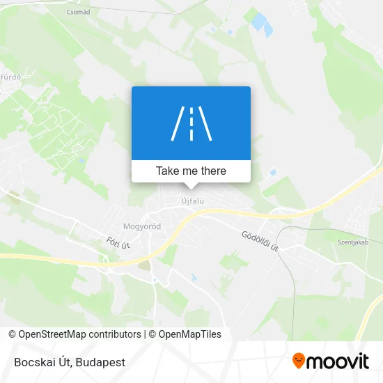 Bocskai Út map