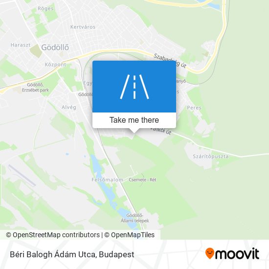 Béri Balogh Ádám Utca map