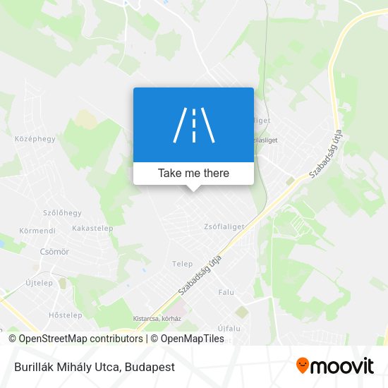 Burillák Mihály Utca map