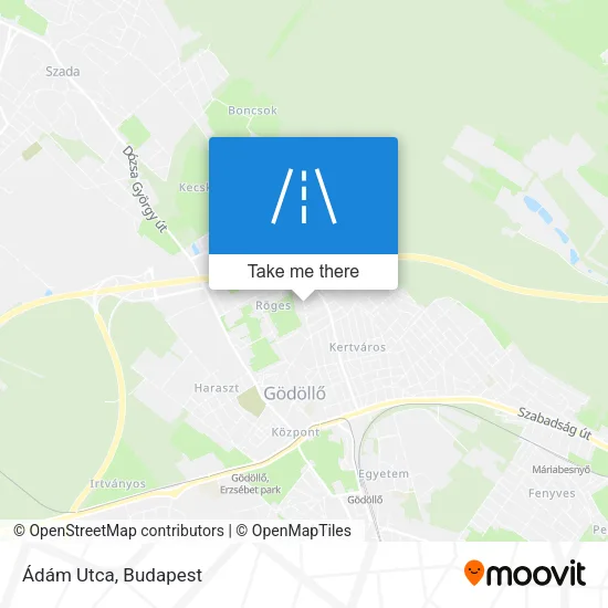 Ádám Utca map