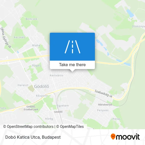 Dobó Katica Utca map