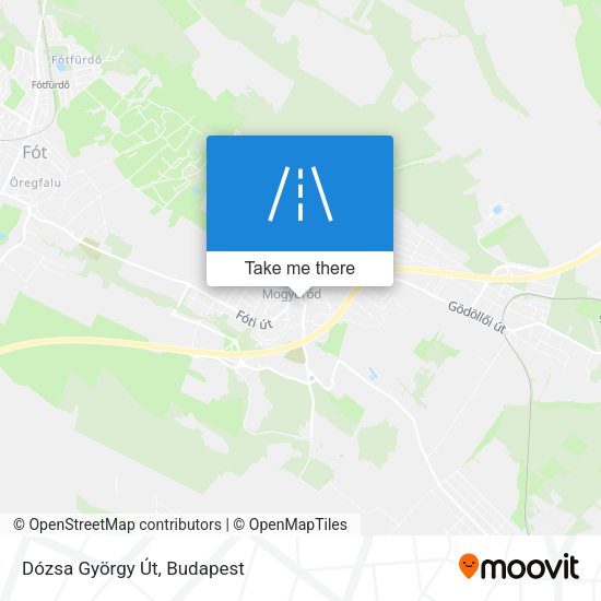Dózsa György Út map