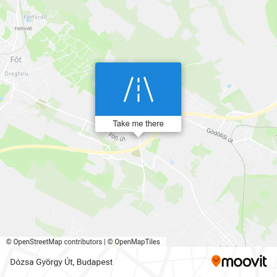 Dózsa György Út map