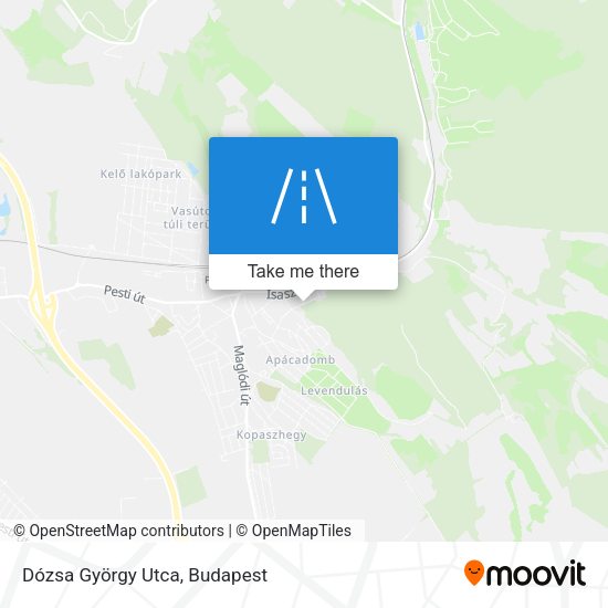 Dózsa György Utca map