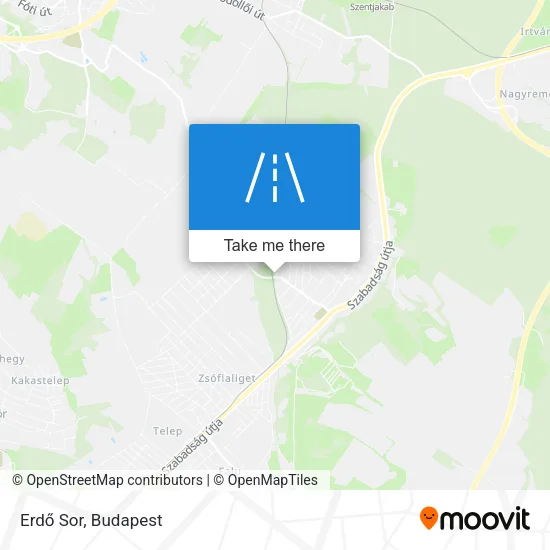 Erdő Sor map