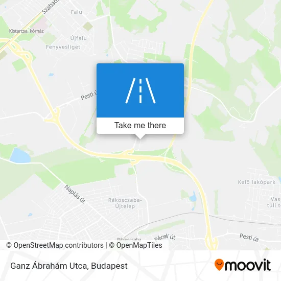 Ganz Ábrahám Utca map