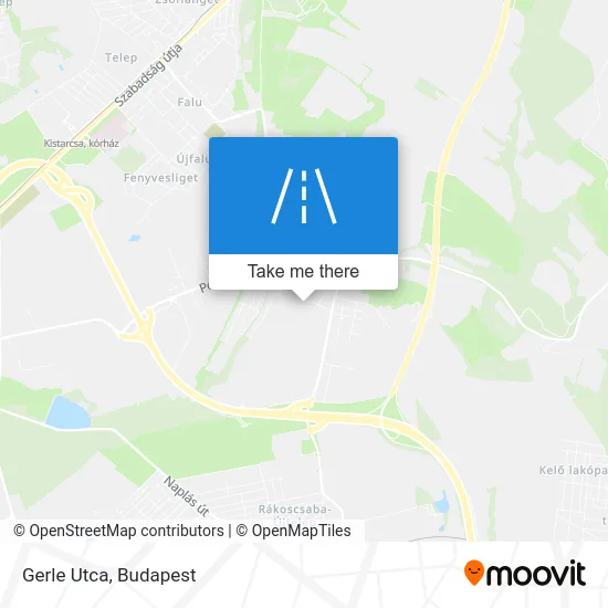 Gerle Utca map