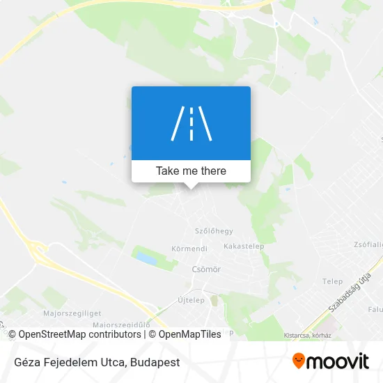 Géza Fejedelem Utca map