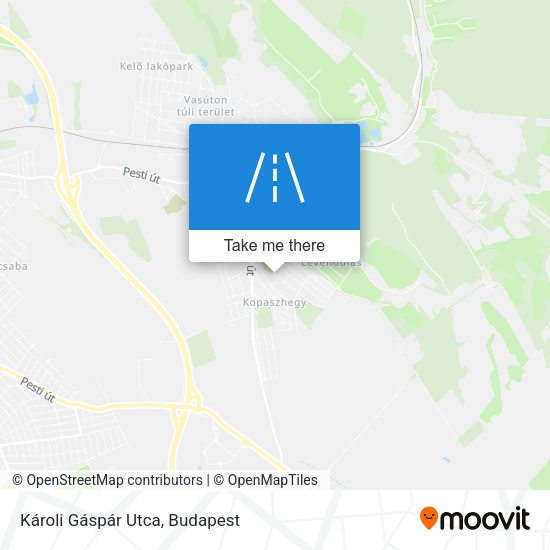 Károli Gáspár Utca map