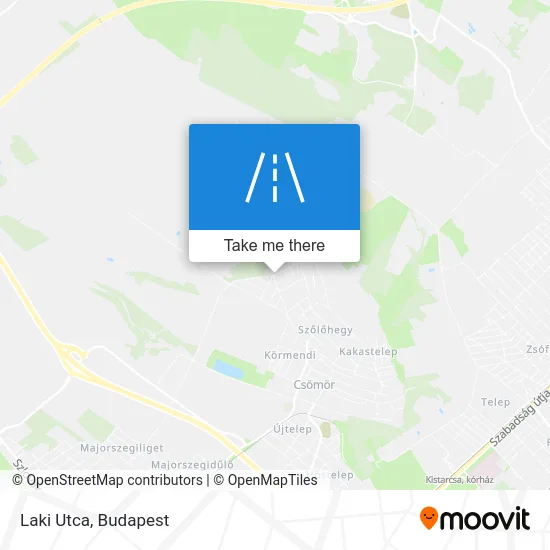 Laki Utca map