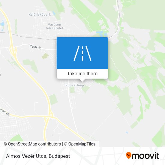 Álmos Vezér Utca map