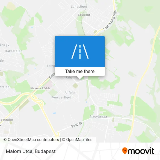 Malom Utca map