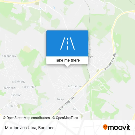 Martinovics Utca map
