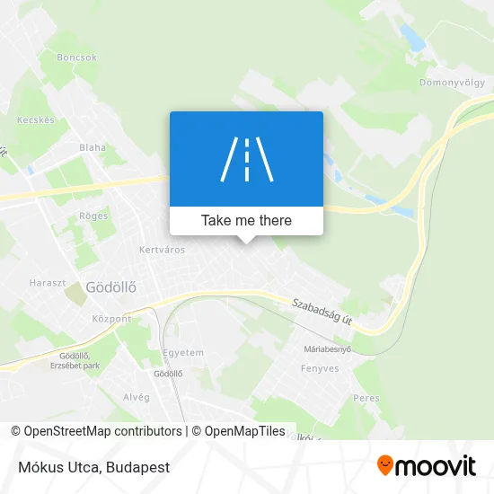 Mókus Utca map