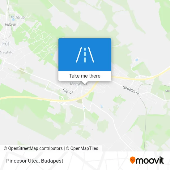 Pincesor Utca map