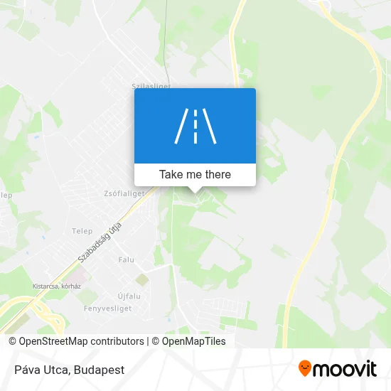 Páva Utca map