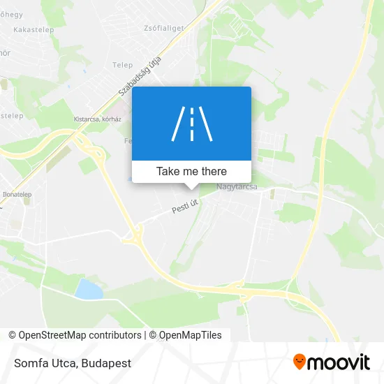 Somfa Utca map