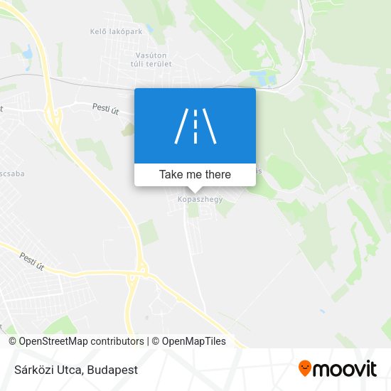 Sárközi Utca map