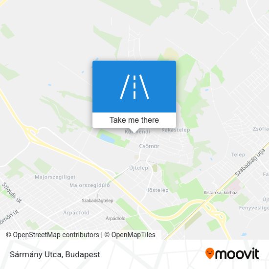 Sármány Utca map