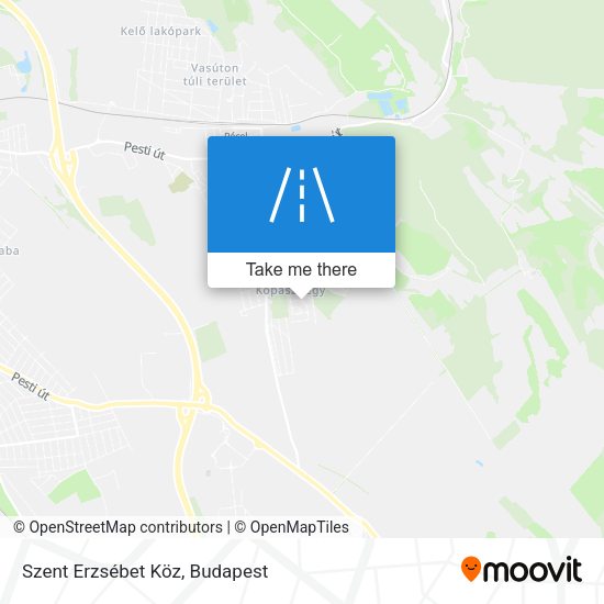 Szent Erzsébet Köz map