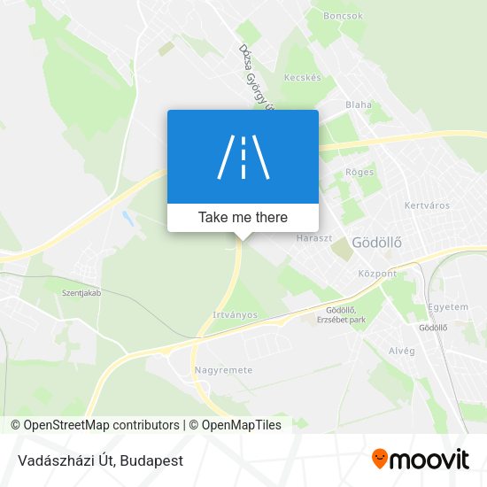 Vadászházi Út map
