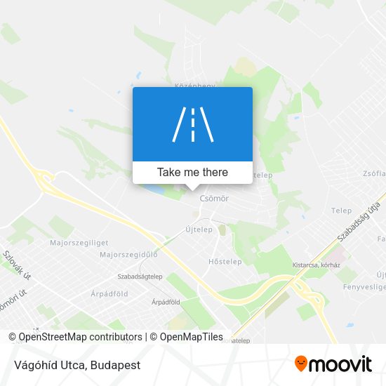 Vágóhíd Utca map