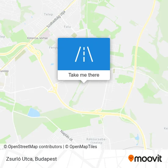 Zsurló Utca map