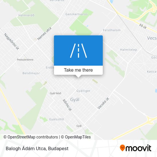 Balogh Ádám Utca map