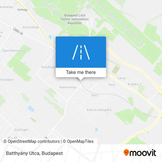 Batthyány Utca map