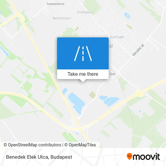 Benedek Elek Utca map