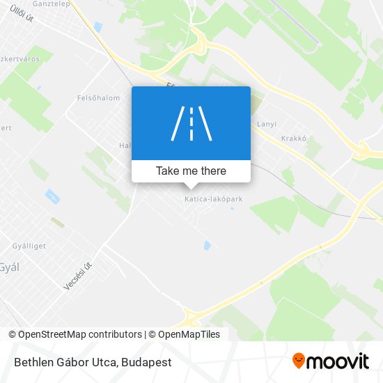 Bethlen Gábor Utca map