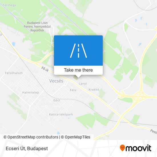 Ecseri Út map