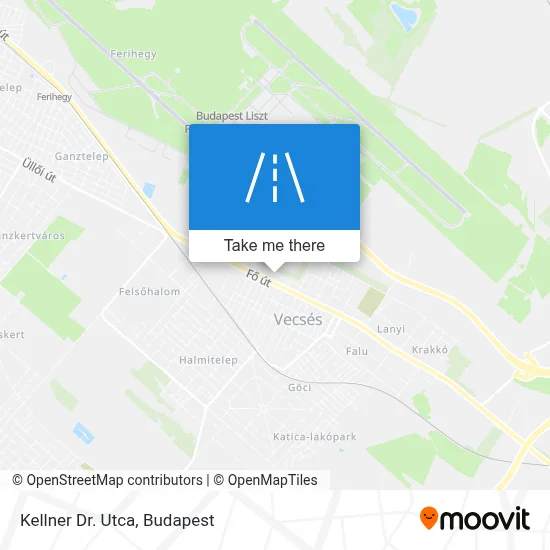 Kellner Dr. Utca map