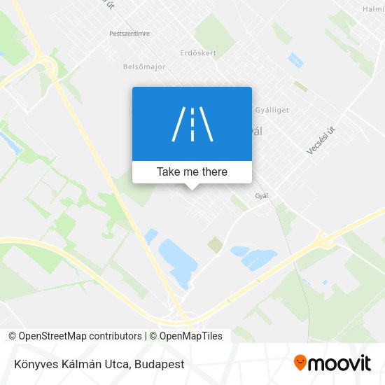 Könyves Kálmán Utca map