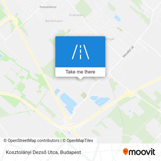 Kosztolányi Dezső Utca map