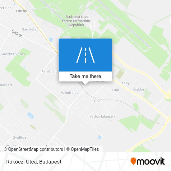 Rákóczi Utca map