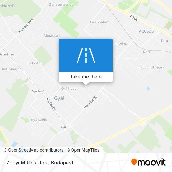 Zrínyi Miklós Utca map