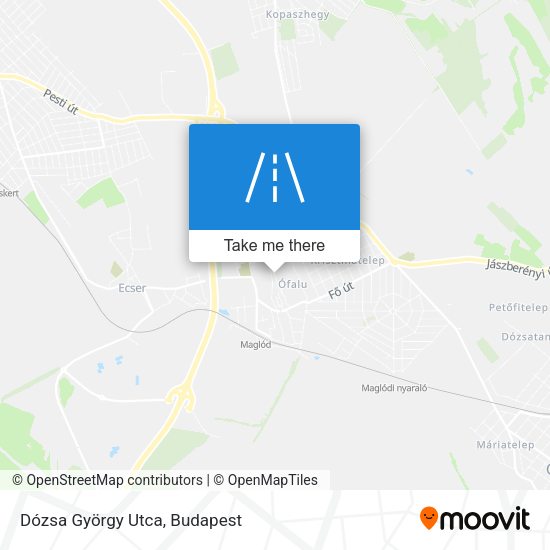Dózsa György Utca map