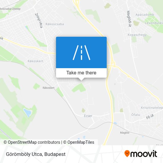 Görömböly Utca map