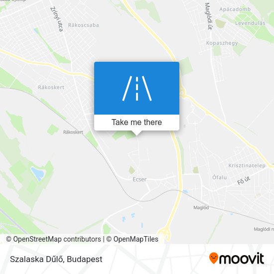 Szalaska Dűlő map