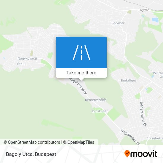 Bagoly Utca map
