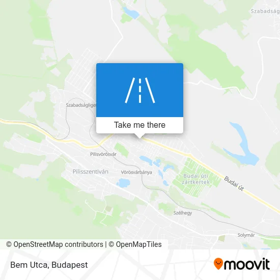 Bem Utca map