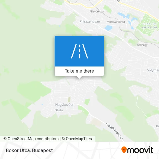 Bokor Utca map